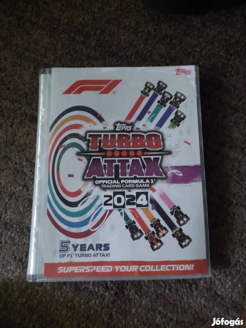 F1 Topps Turbo Attax 2024 kártyák