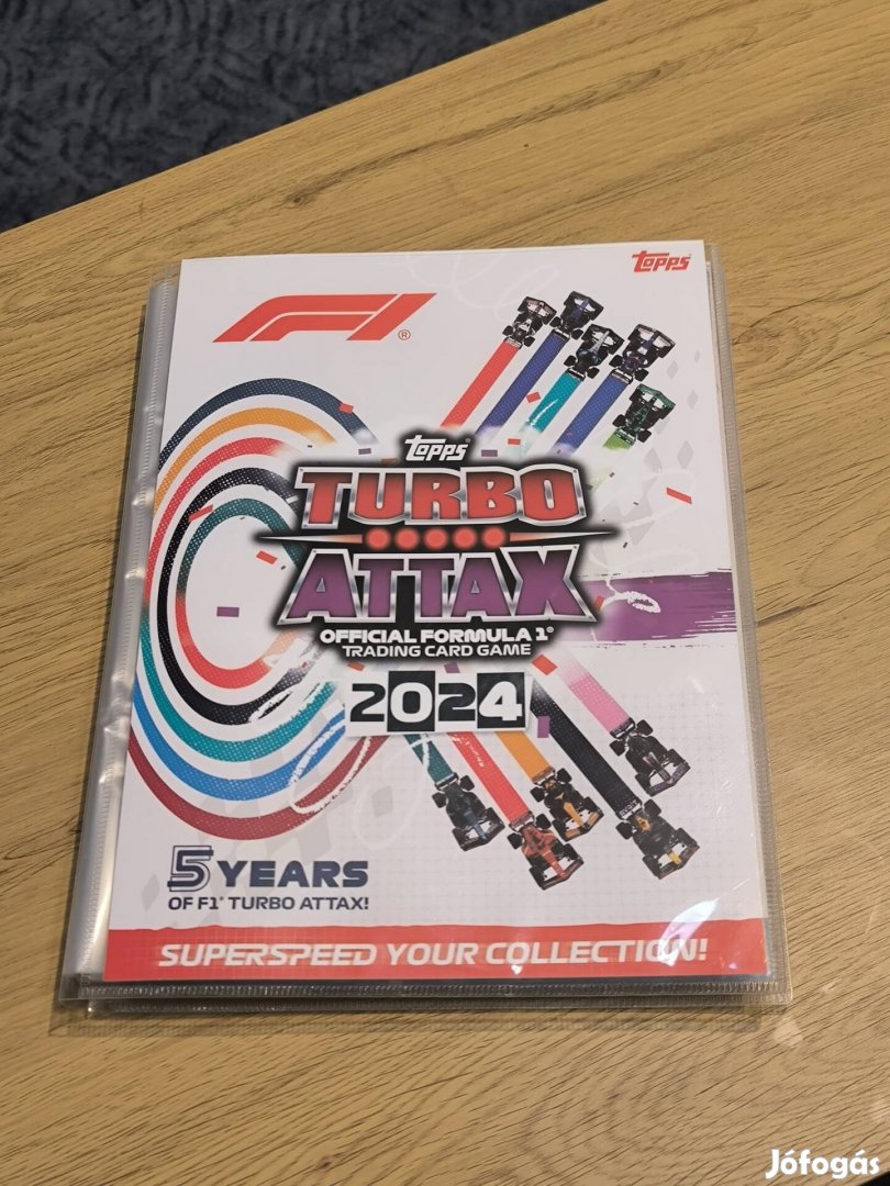 F1 Turbo Attax kártya 2024 albummal