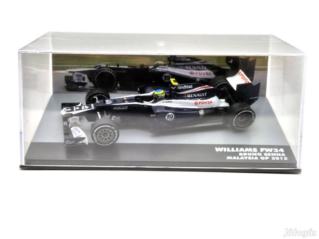 F1 Williams FW34 - Cosworth #19 (2012) - Bruno Senna - Edicola - 1:43