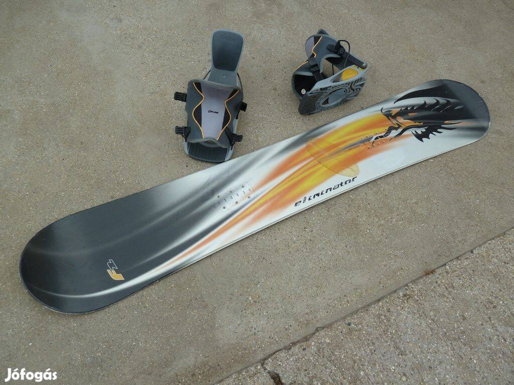 F2 Eliminator freeride snowboard ,kötés karc mentes