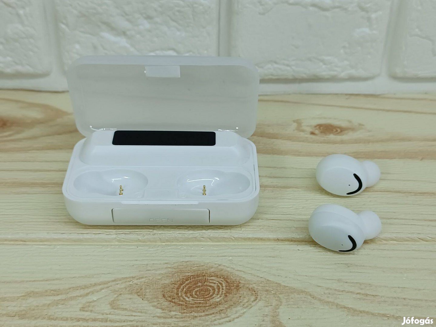 F9-5 Mini fülhallgató TWS Bluetooth Led kijelzős Power bank tárolóban
