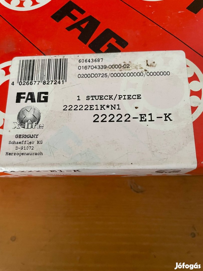 FAG 22222 E1-K csapágy