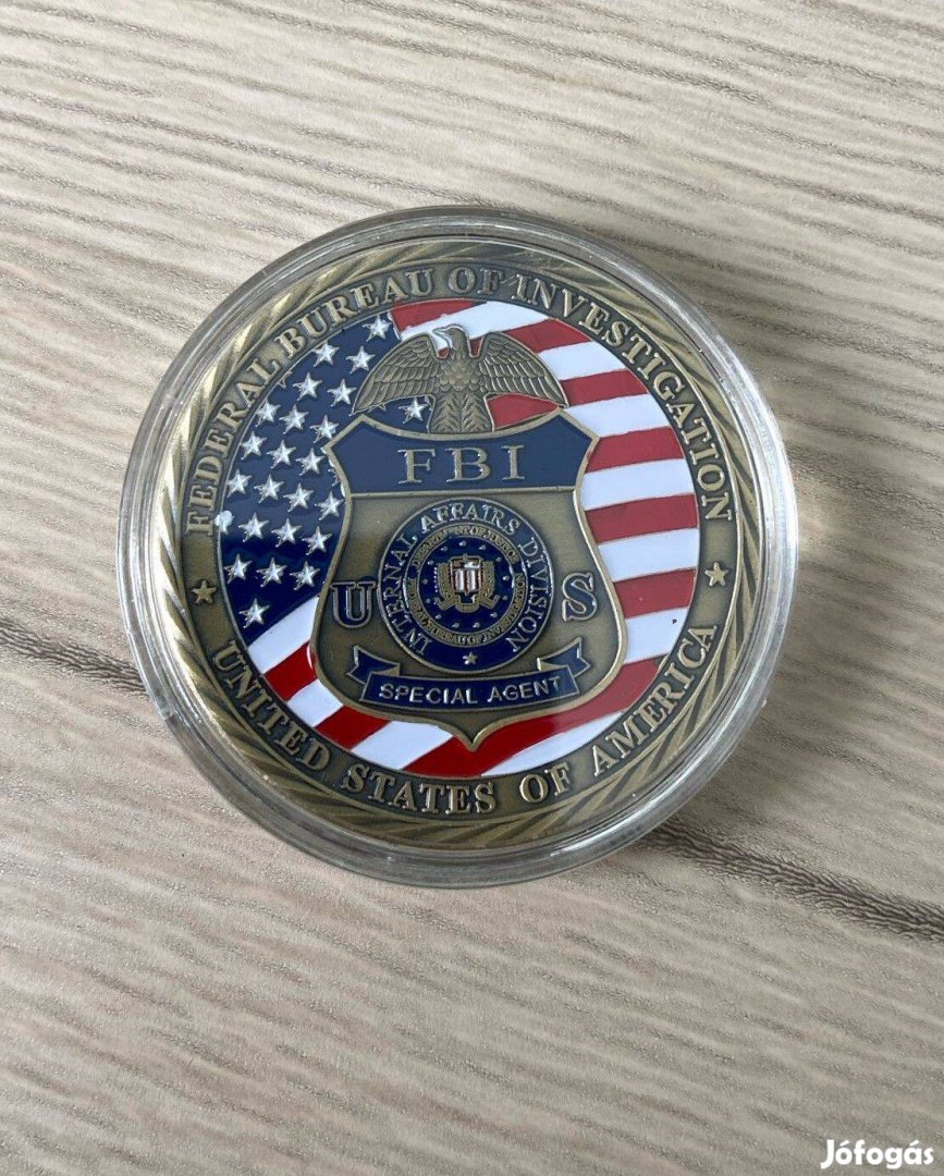 FBI új fém coin, érem