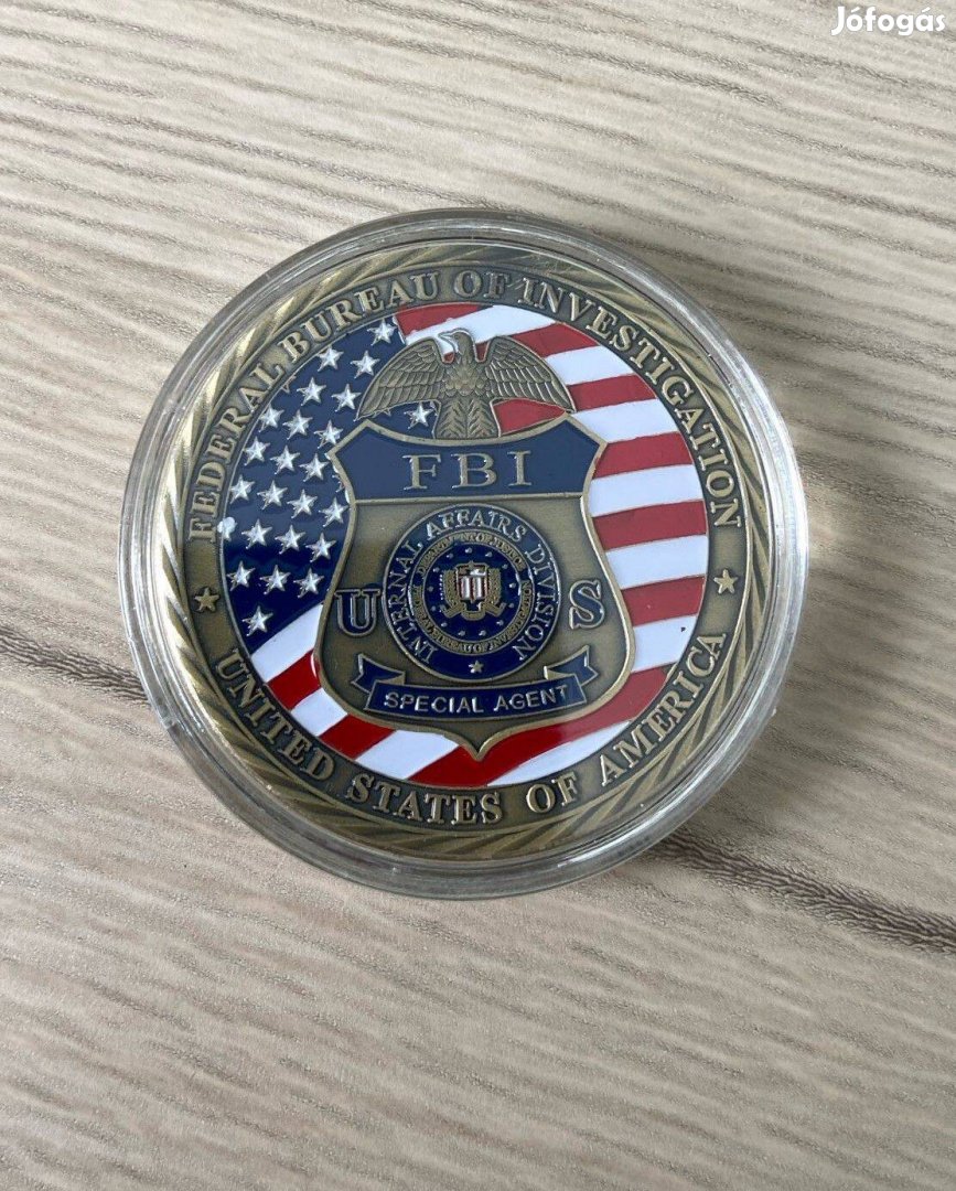 FBI új fém coin, érem