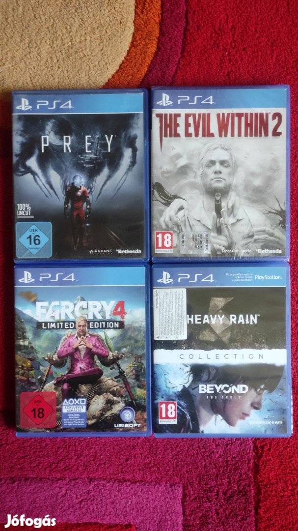 FC4, Prey, The Evil Within 2, Heavy Rain & Beyond Two Souls Collection