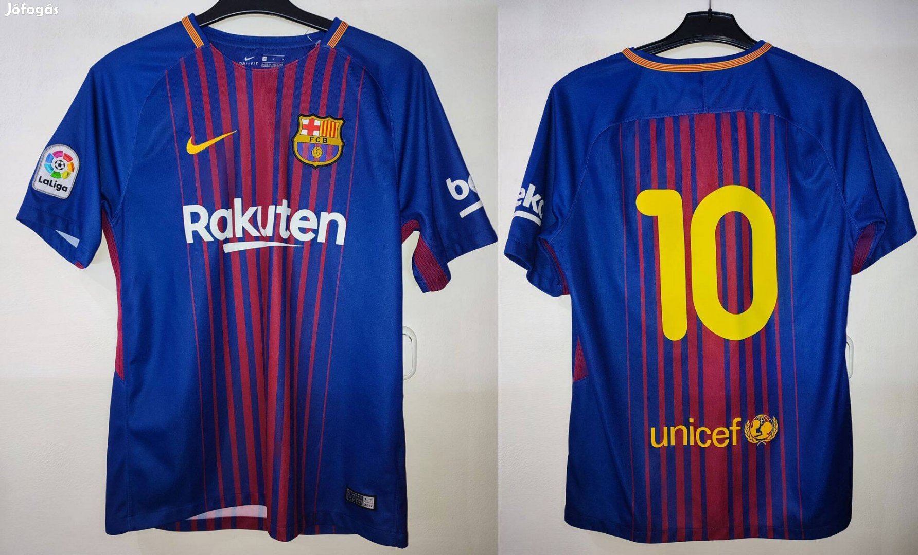 FC Barcelona 10-es eredeti Nike 2017-es mez (M)