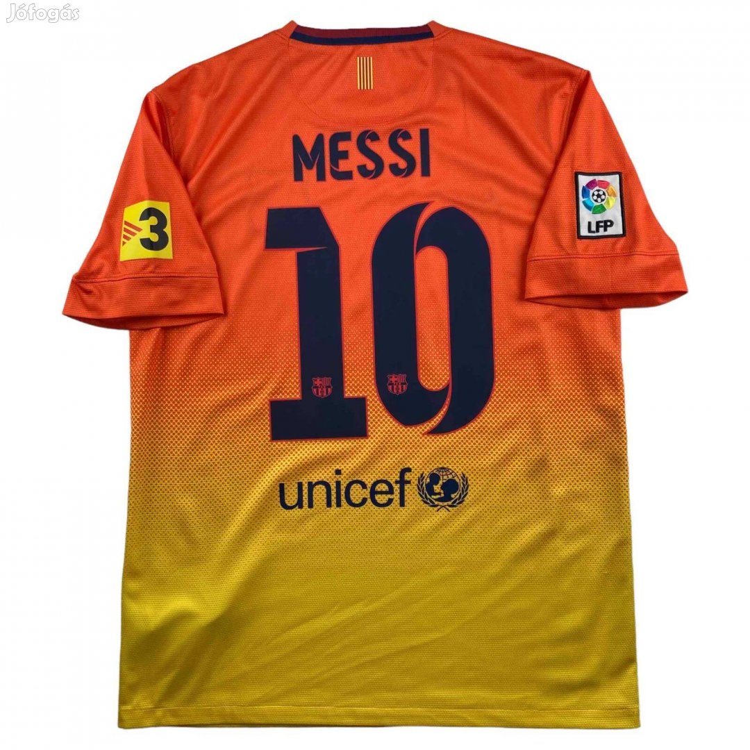 FC Barcelona 2012-13 Nike vendég Lionel Messi foci mez M-es