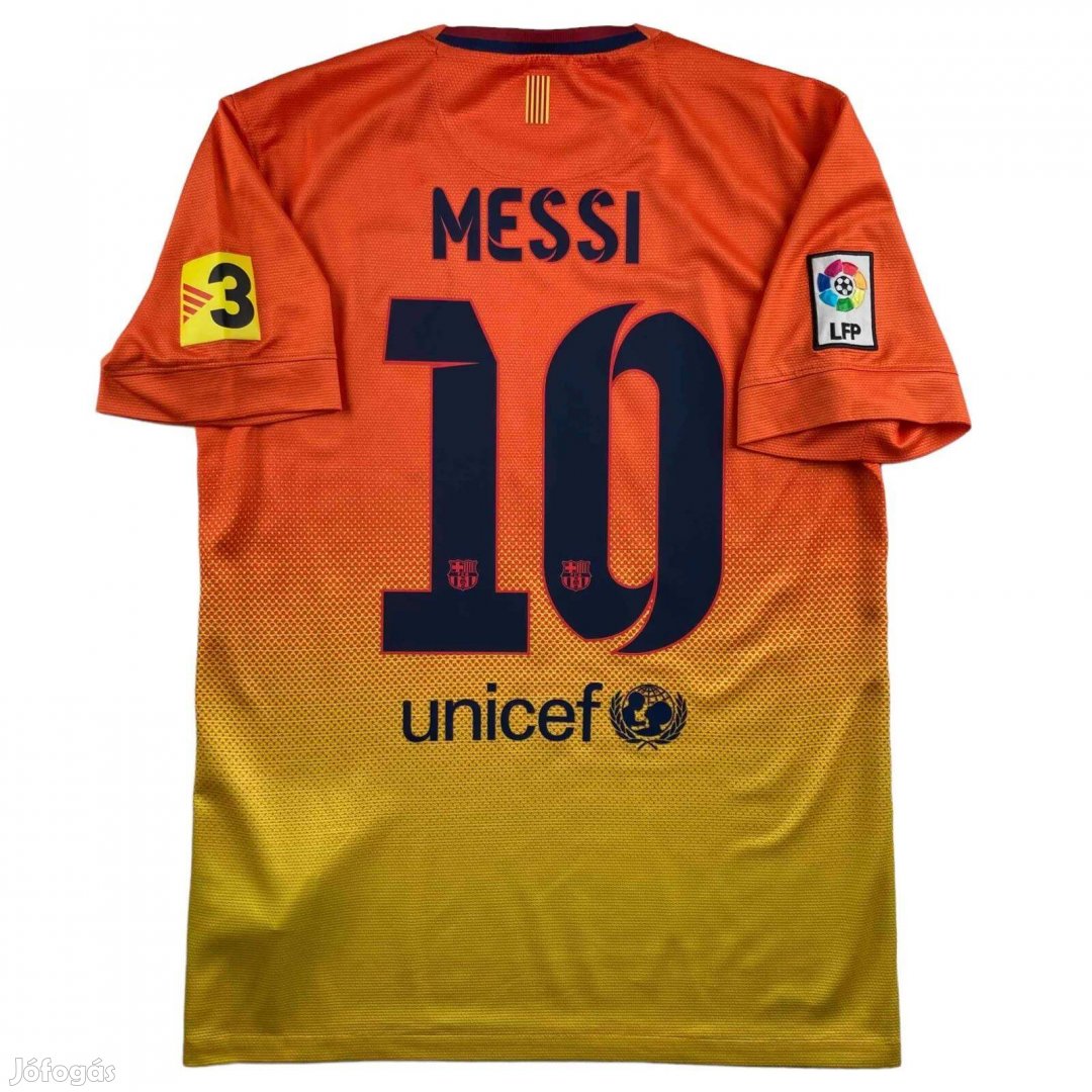 FC Barcelona 2012-13 Nike vendég Lionel Messi foci mez S-es