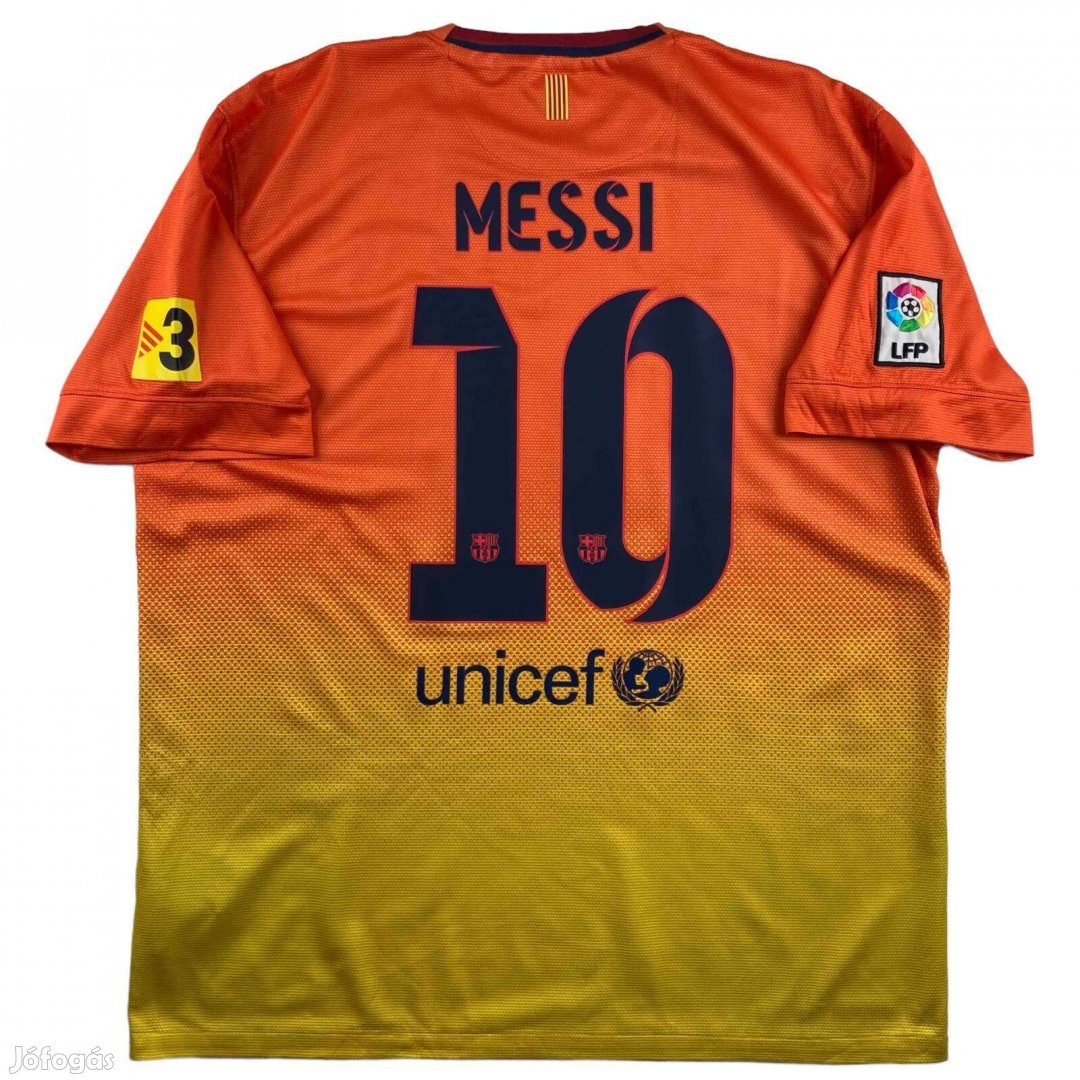 FC Barcelona 2012-13 Nike vendég Lionel Messi foci mez XL-es