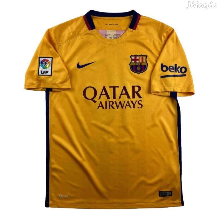 FC Barcelona 2015-16 Nike vendég Lionel Messi foci mez M-es