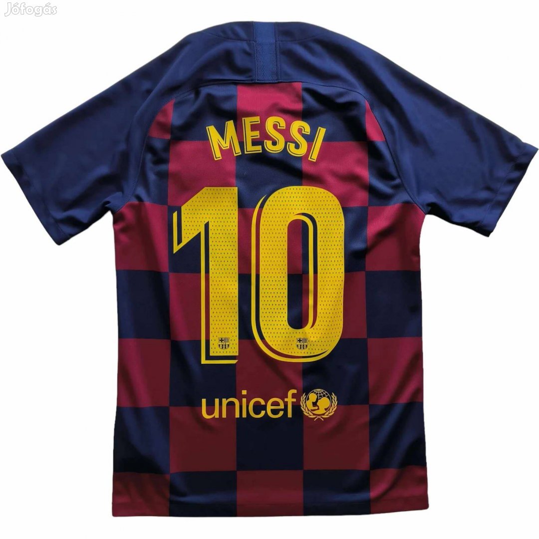 FC Barcelona 2019-20 Nike hazai Lionel Messi foci mez S-es