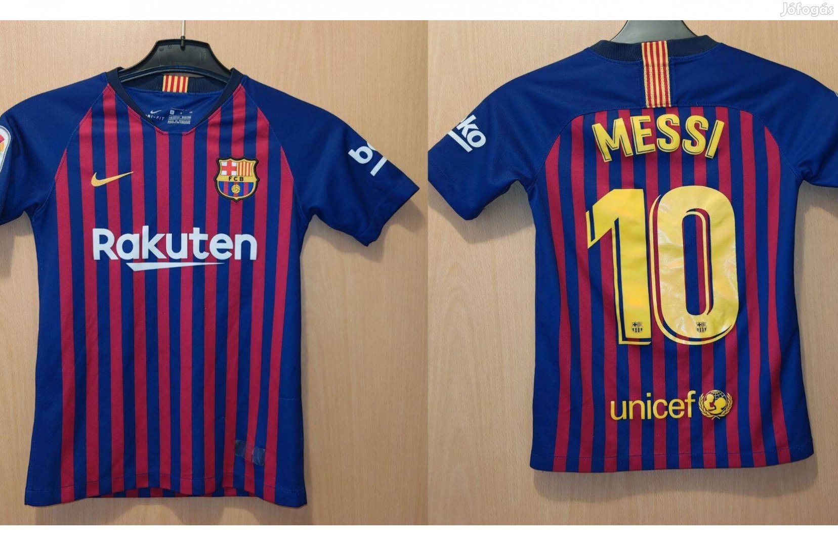 FC Barcelona Lionel Messi eredeti Nike 2018-19-es gyerek mez (