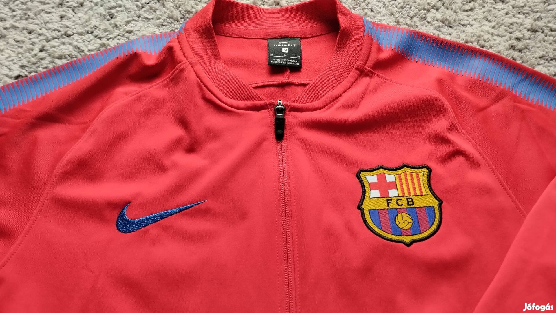 FC Barcelona Nike férfi zip felső M 