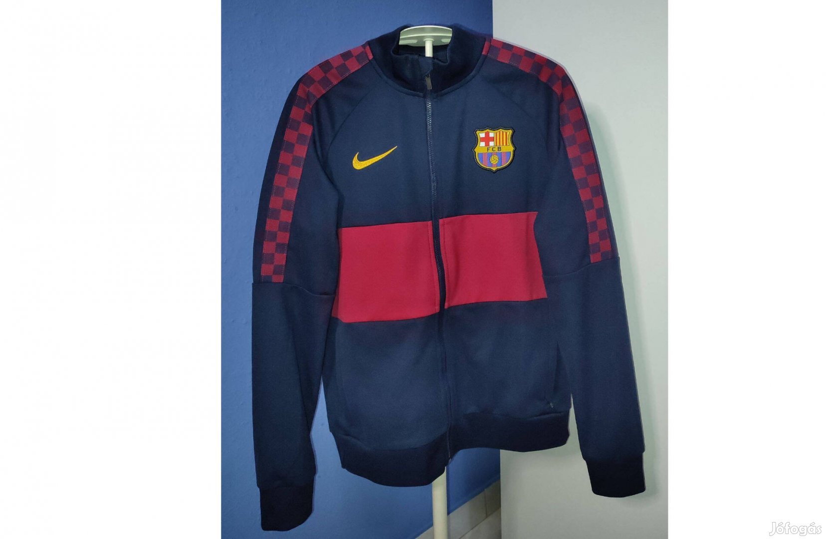 FC Barcelona eredeti Nike 2019-20 gyerek cipzáras felső (147-158)
