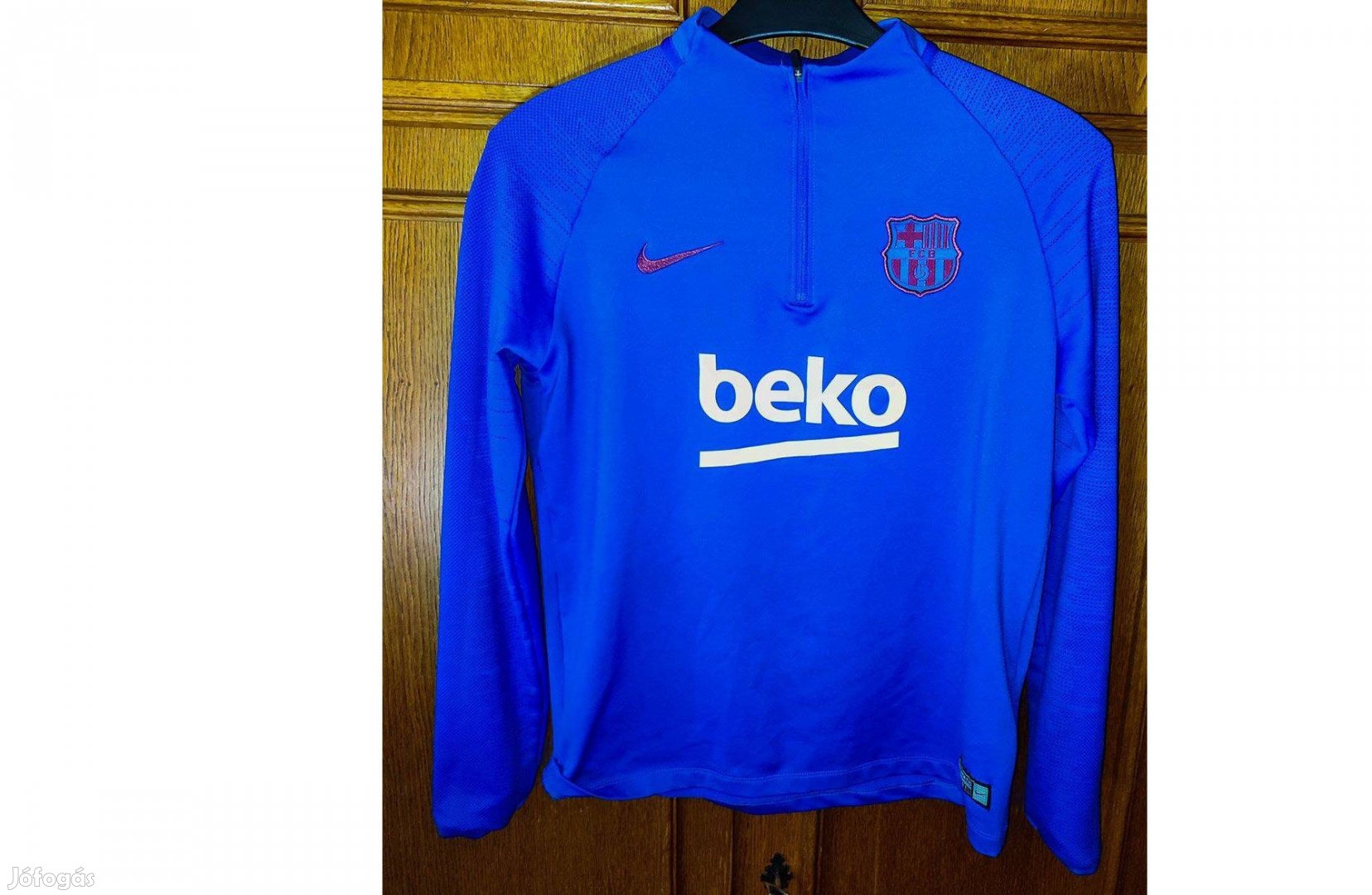 FC Barcelona eredeti Nike gyerek kék pulóver (XL, 158-170)