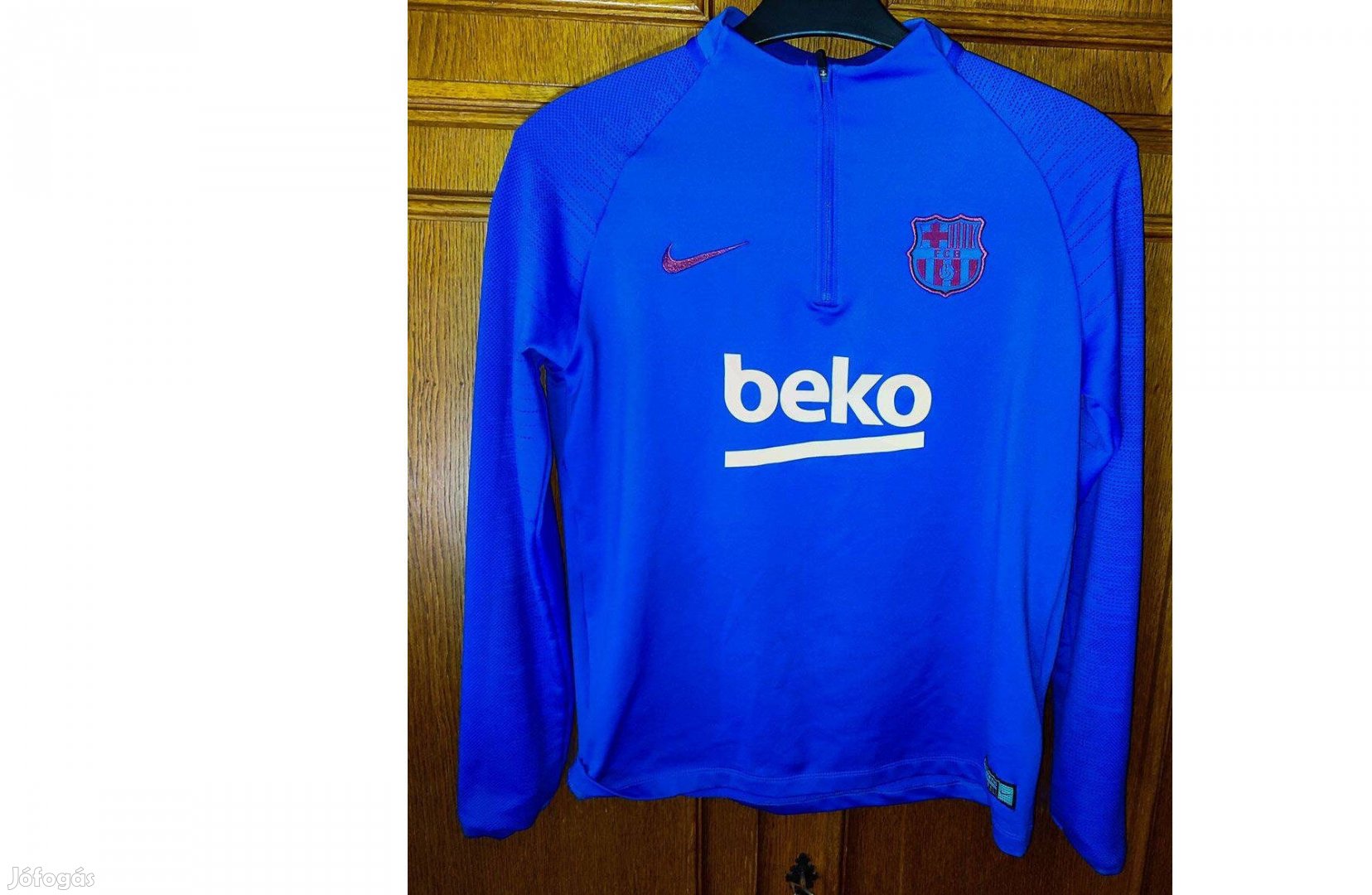 FC Barcelona eredeti Nike gyerek kék pulóver (XL, 158-170)
