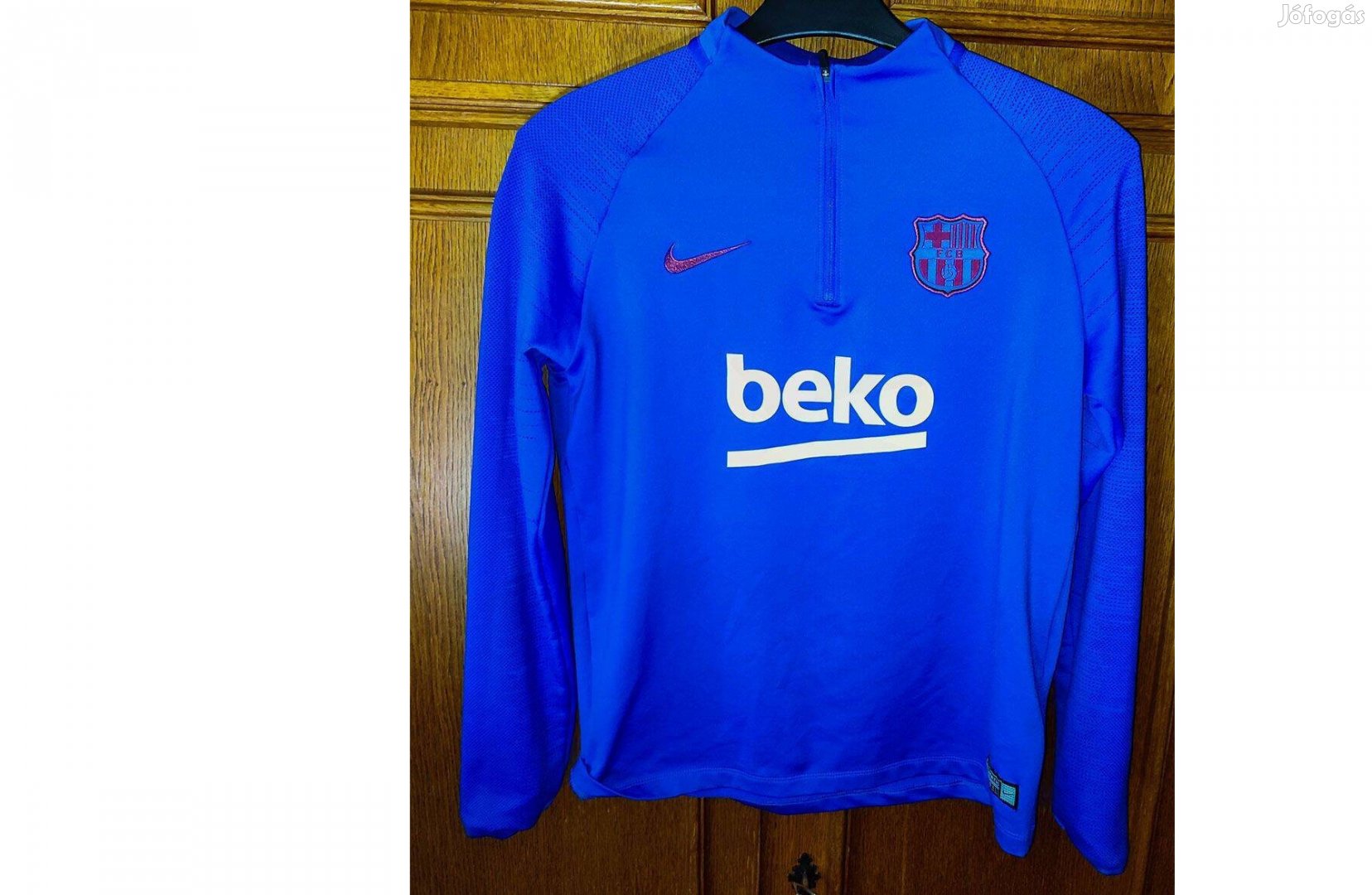 FC Barcelona eredeti Nike gyerek kék pulóver (XL, 158-170)