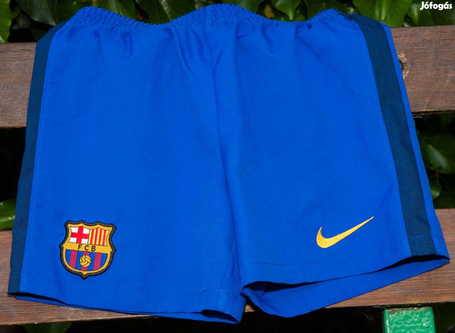 FC Barcelona eredeti Nike gyerek királykék focinadrág