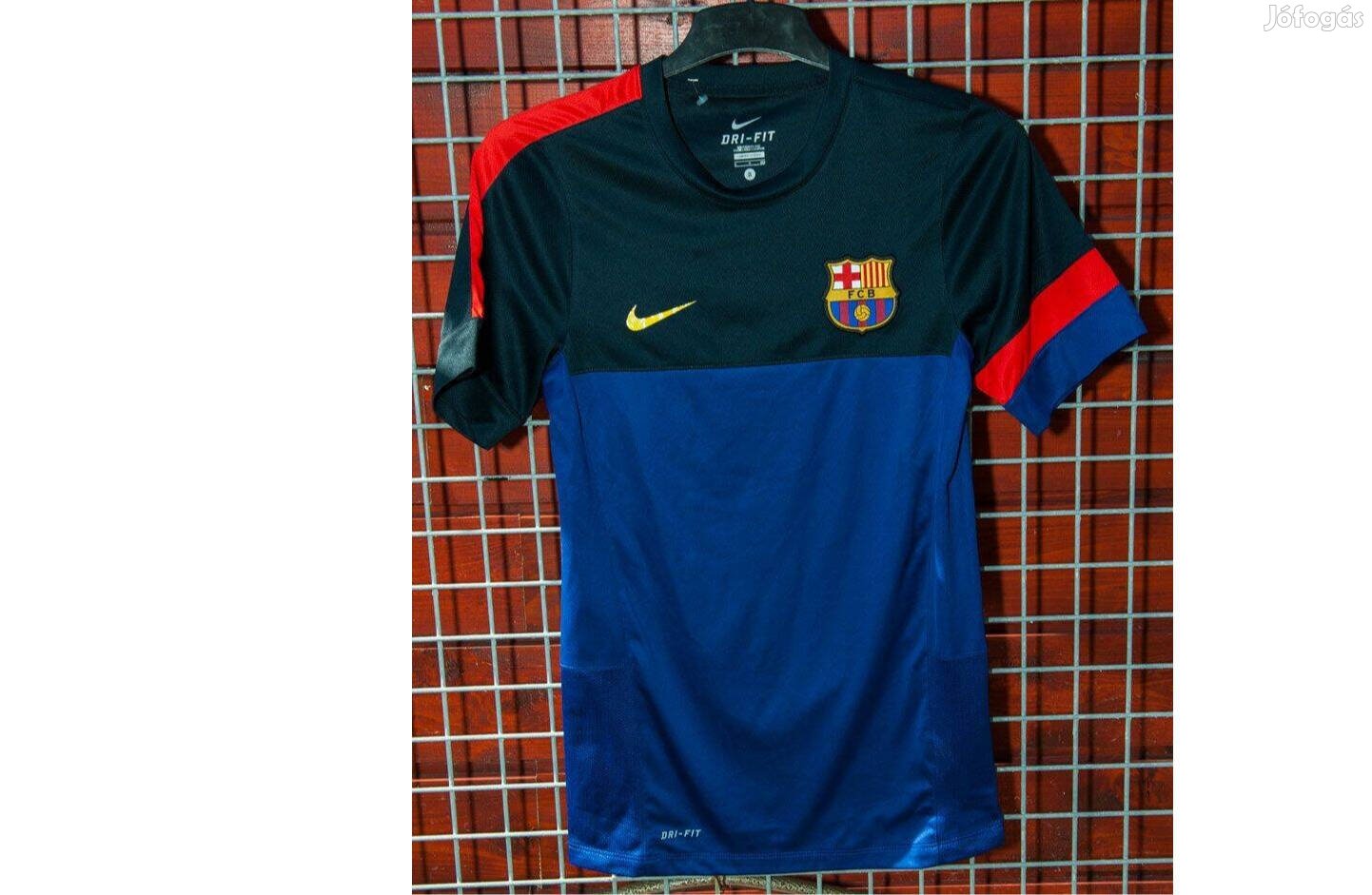 FC Barcelona eredeti Nike kék edzőmez (S)