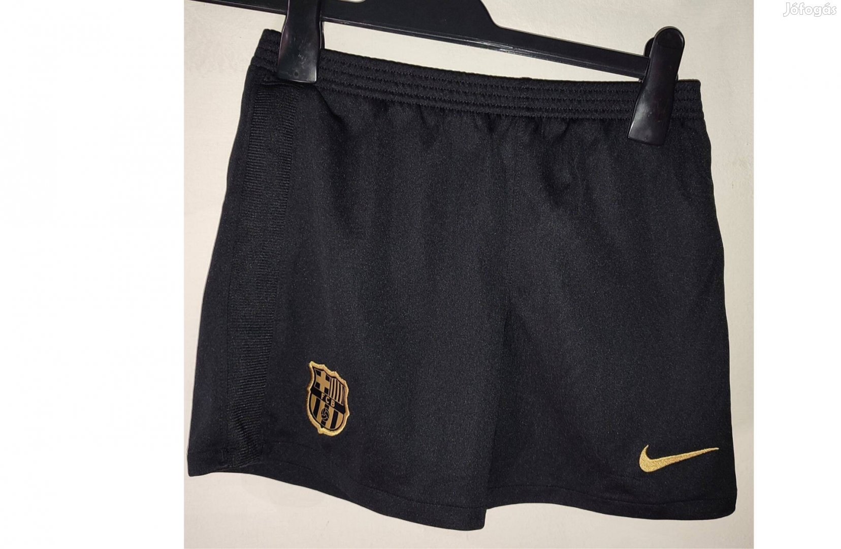 FC Barcelona eredeti fekete arany Nike gyerek nadrág 122-128