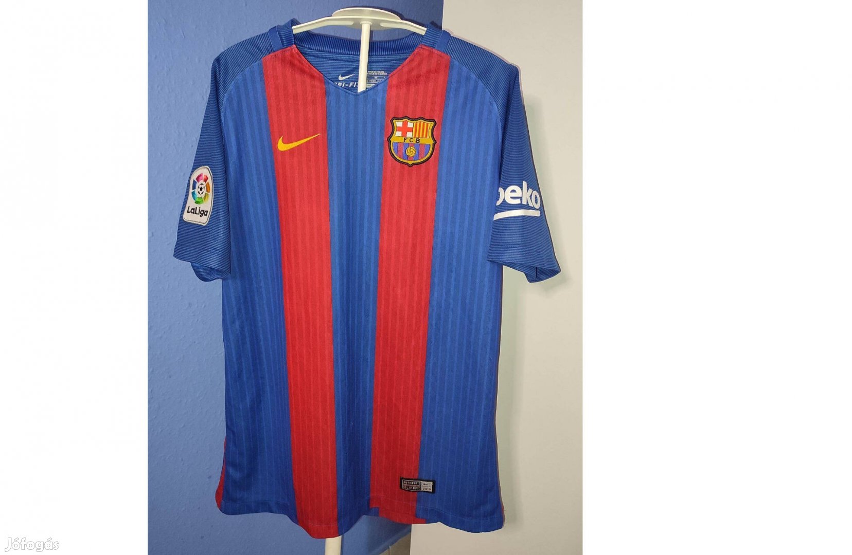 FC Barcelona eredeti gránátvörös kék Nike 2016 gyerek mez