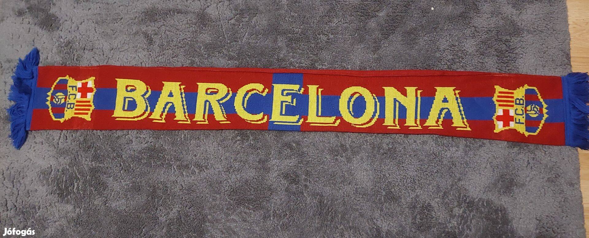 FC Barcelona kétoldalas kötött sál