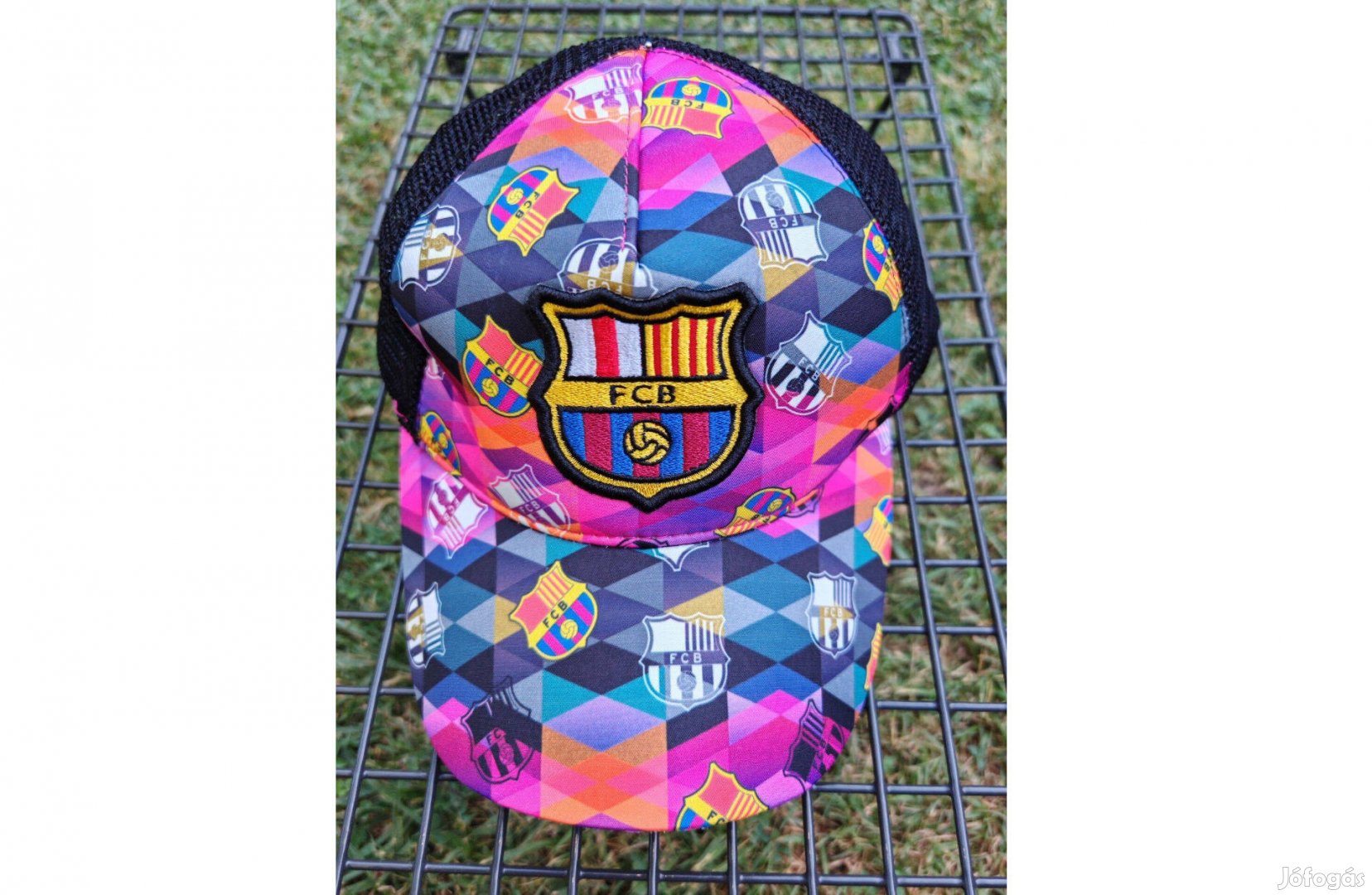 FC Barcelona szurkolói hálós szines baseball sapka