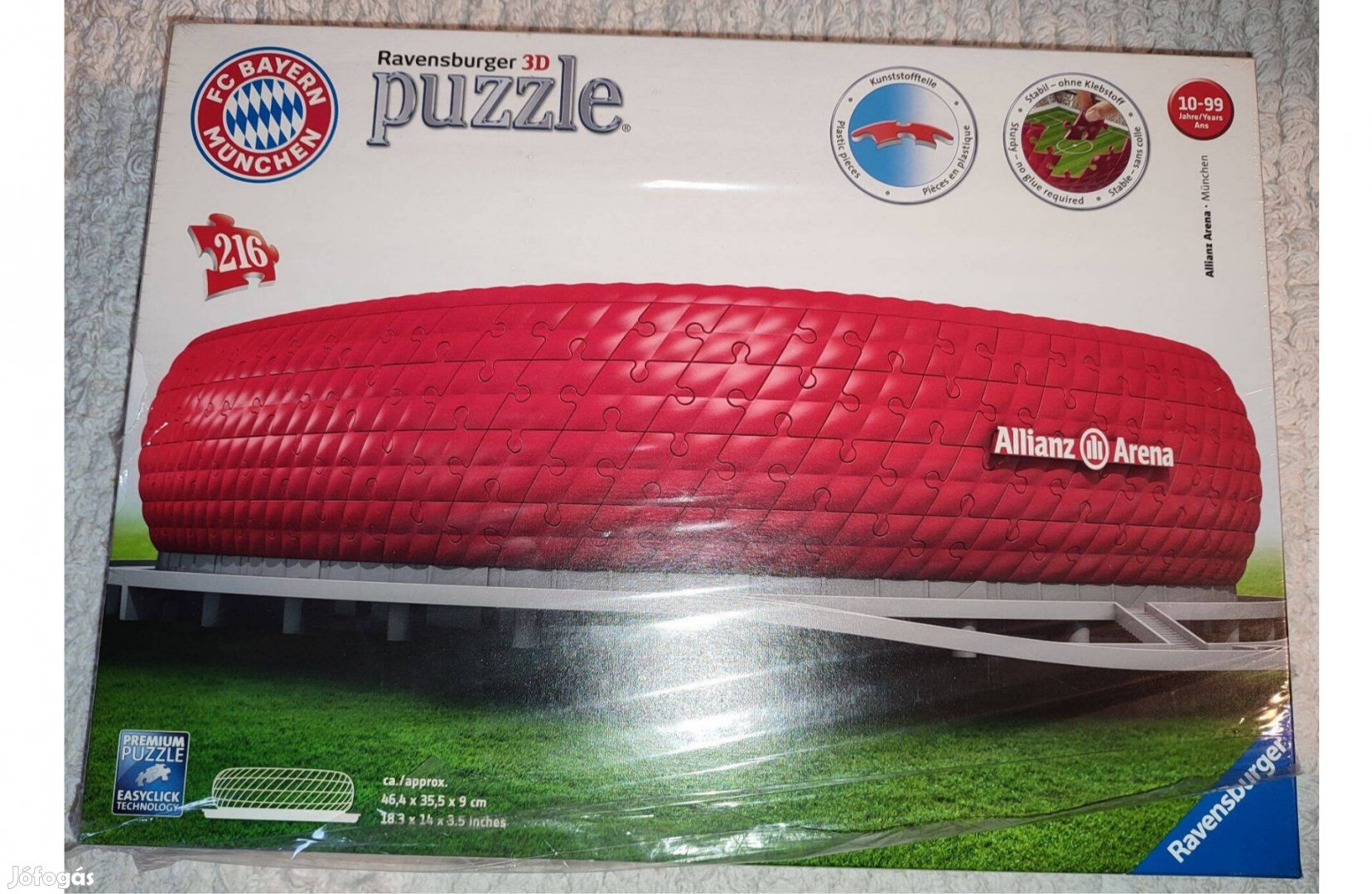 FC Bayern München Allianz Arena stadion eredeti 3D puzzle