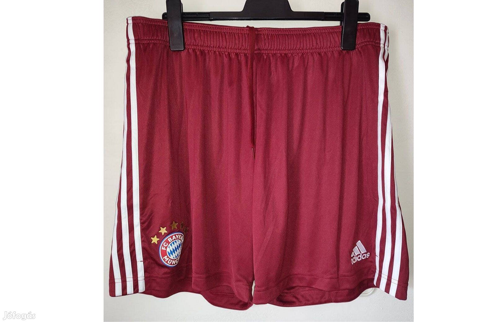 FC Bayern München bordó eredeti adidas rövid nadrág (2XL)