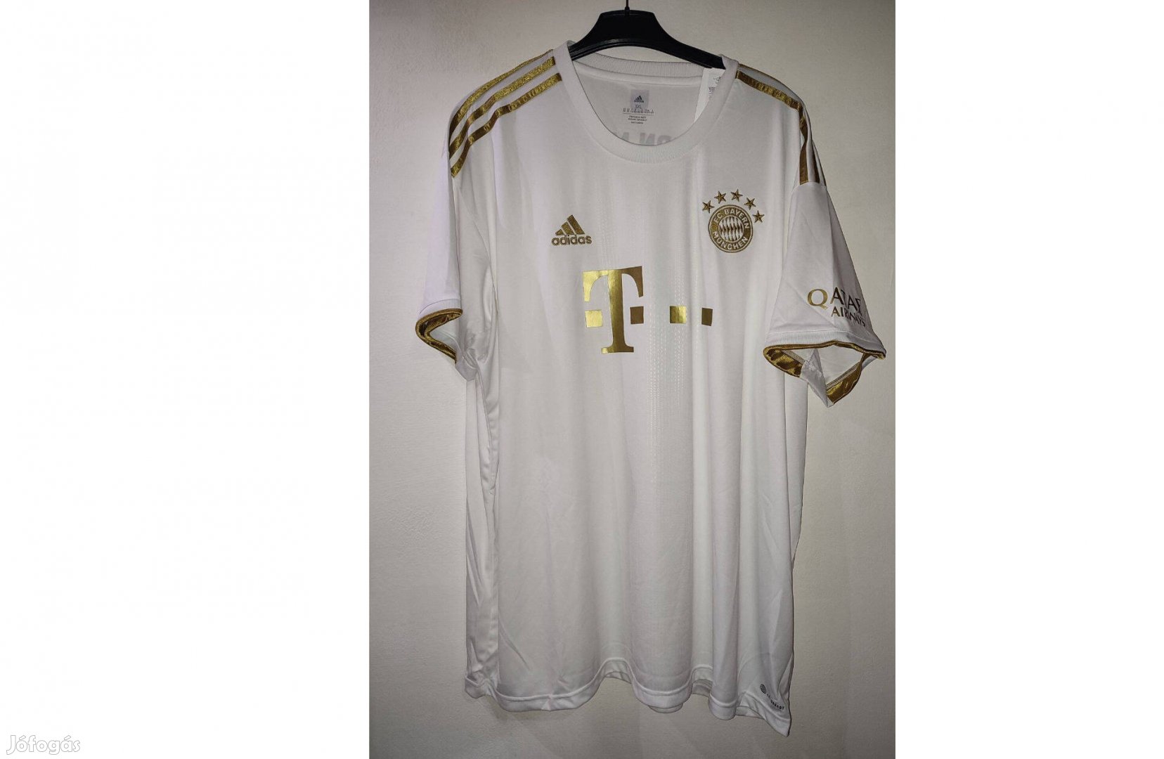 FC Bayern München eredeti adidas arany fehér mez (3XL)