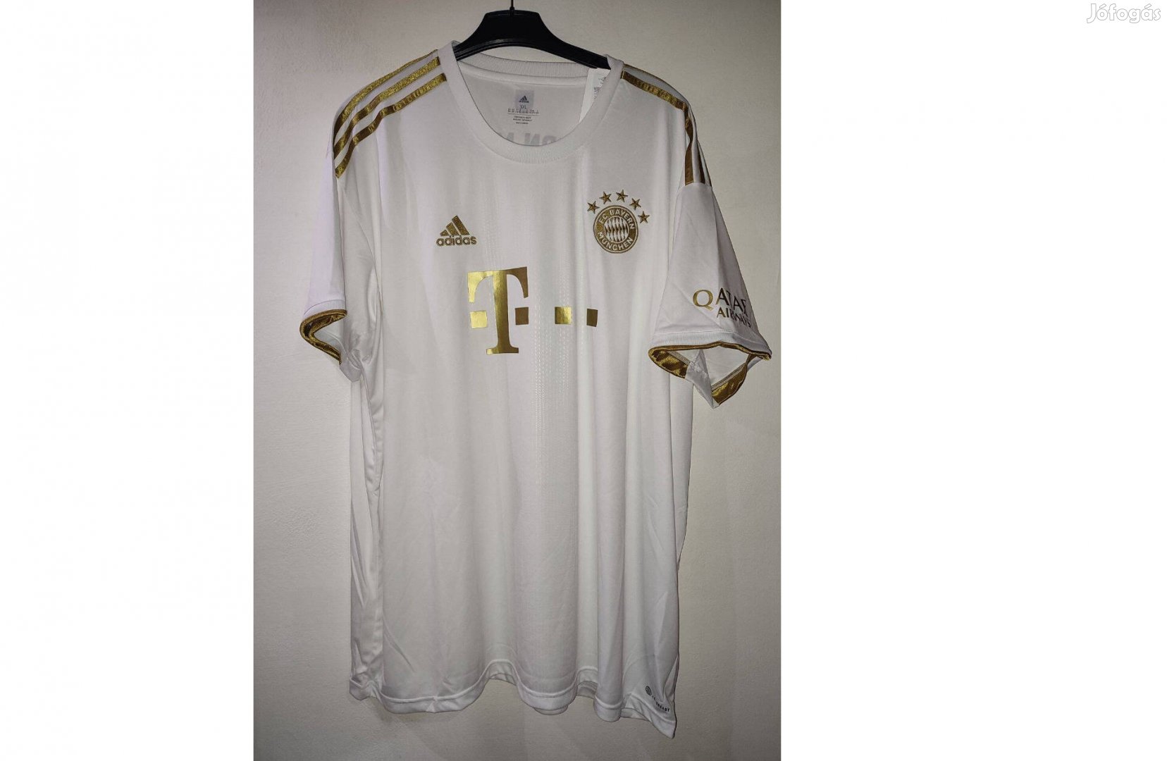 FC Bayern München eredeti adidas arany fehér mez (3XL-es)