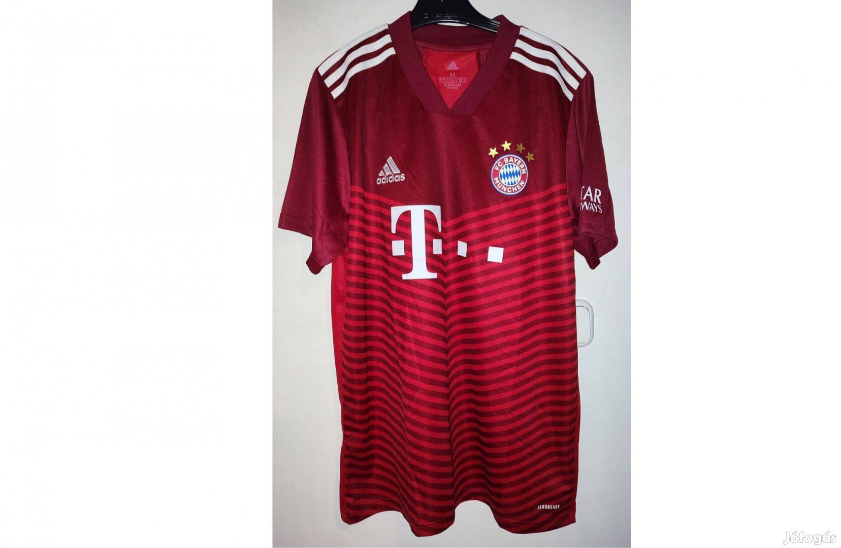 FC Bayern München eredeti adidas bordó piros mez (M-es)