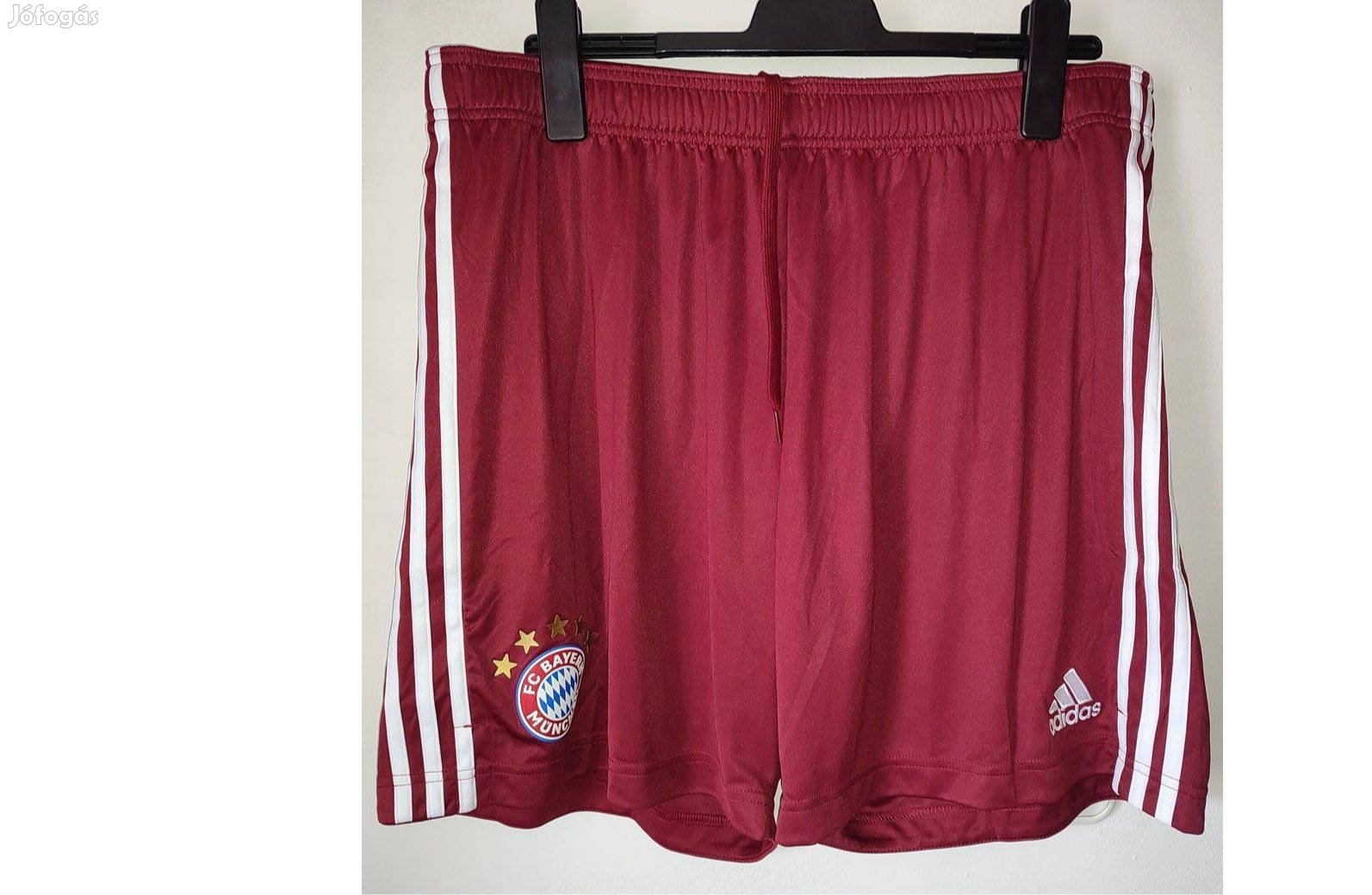 FC Bayern München eredeti adidas bordó rövid nadrág (2XL)