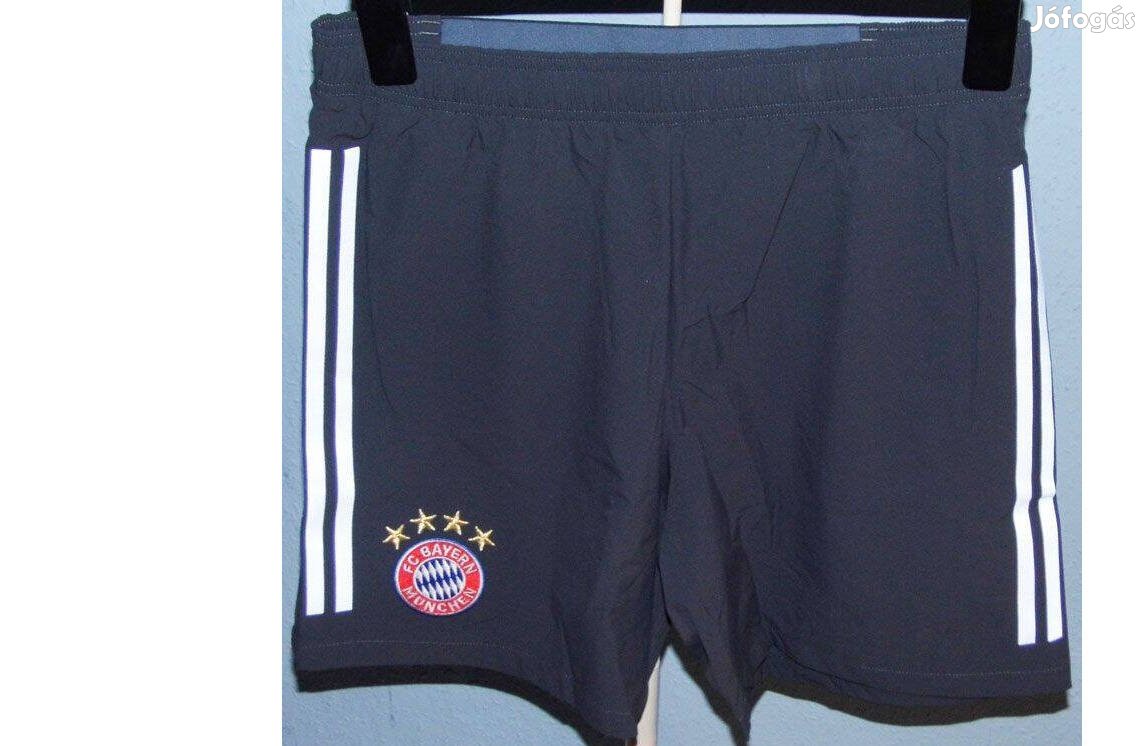FC Bayern München eredeti adidas ezüstszürke rövidnadrág (M-es)