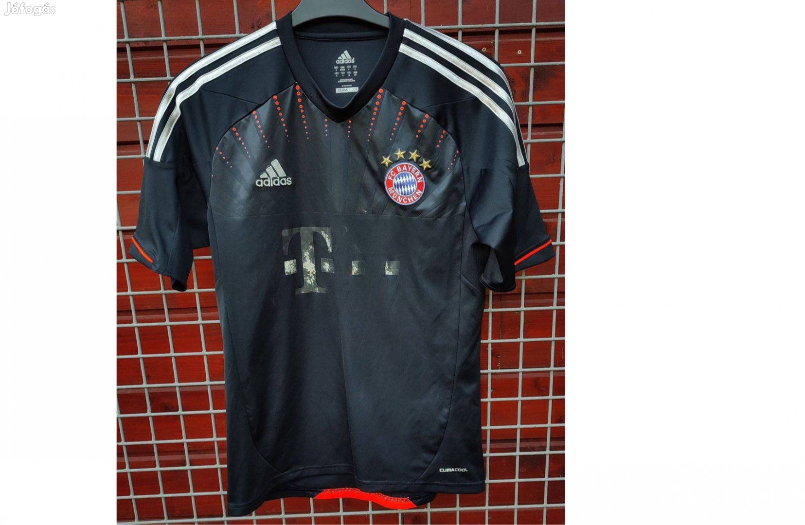 FC Bayern München eredeti adidas fekete 2012-13 mez (S)