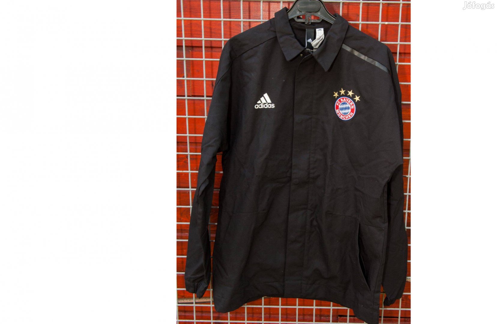 FC Bayern München eredeti adidas fekete kabát (S,M,L,XL)
