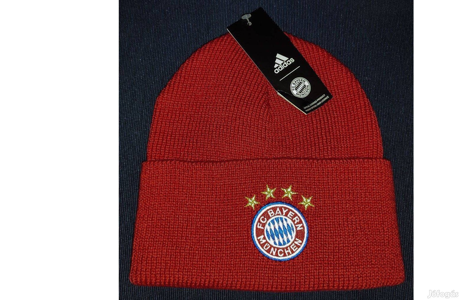 FC Bayern München eredeti adidas piros kötött sapka