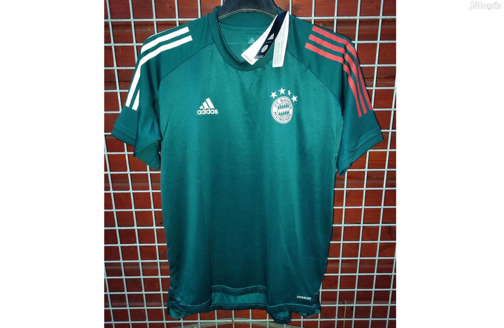 FC Bayern München eredeti adidas sötétzöld edzőmez (M,L)
