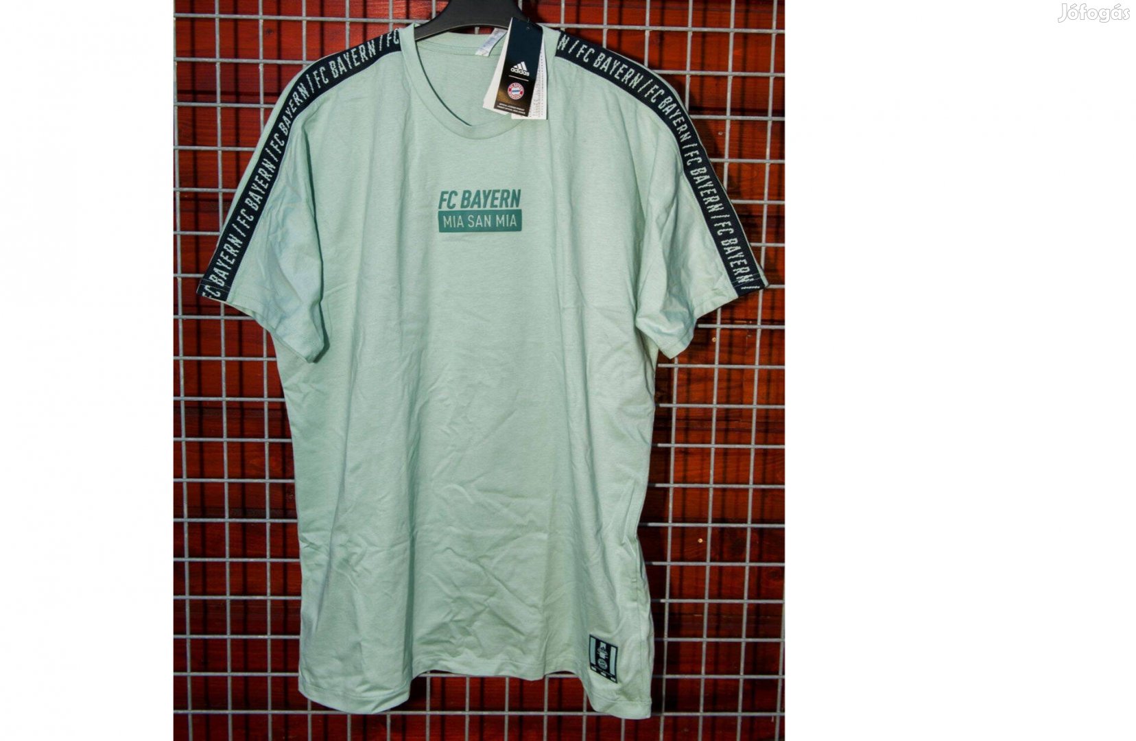 FC Bayern München eredeti adidas zöld póló (L-es)