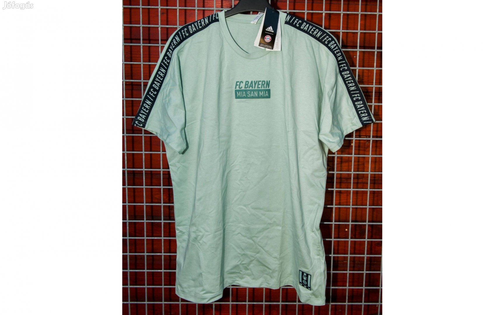 FC Bayern München zöld eredeti adidas póló (L)