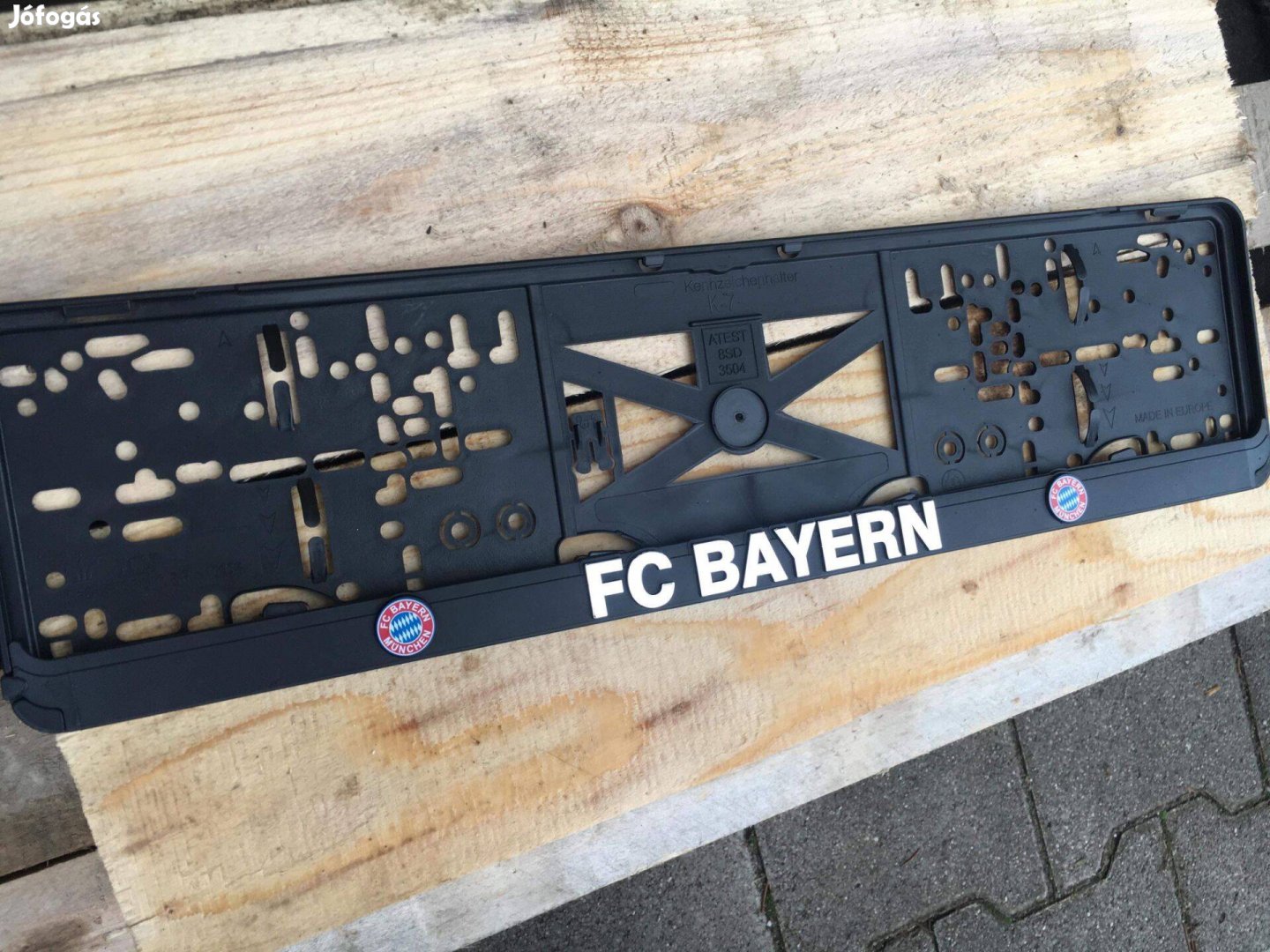 FC Bayern rendszámtábla keret
