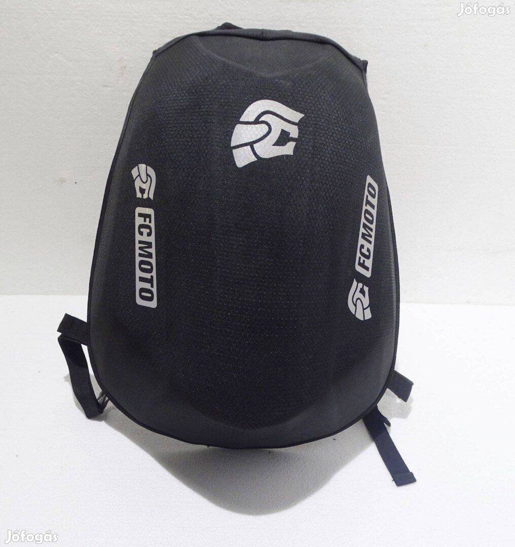 FC Moto motoros táska protektoros táska hátizsák fekete