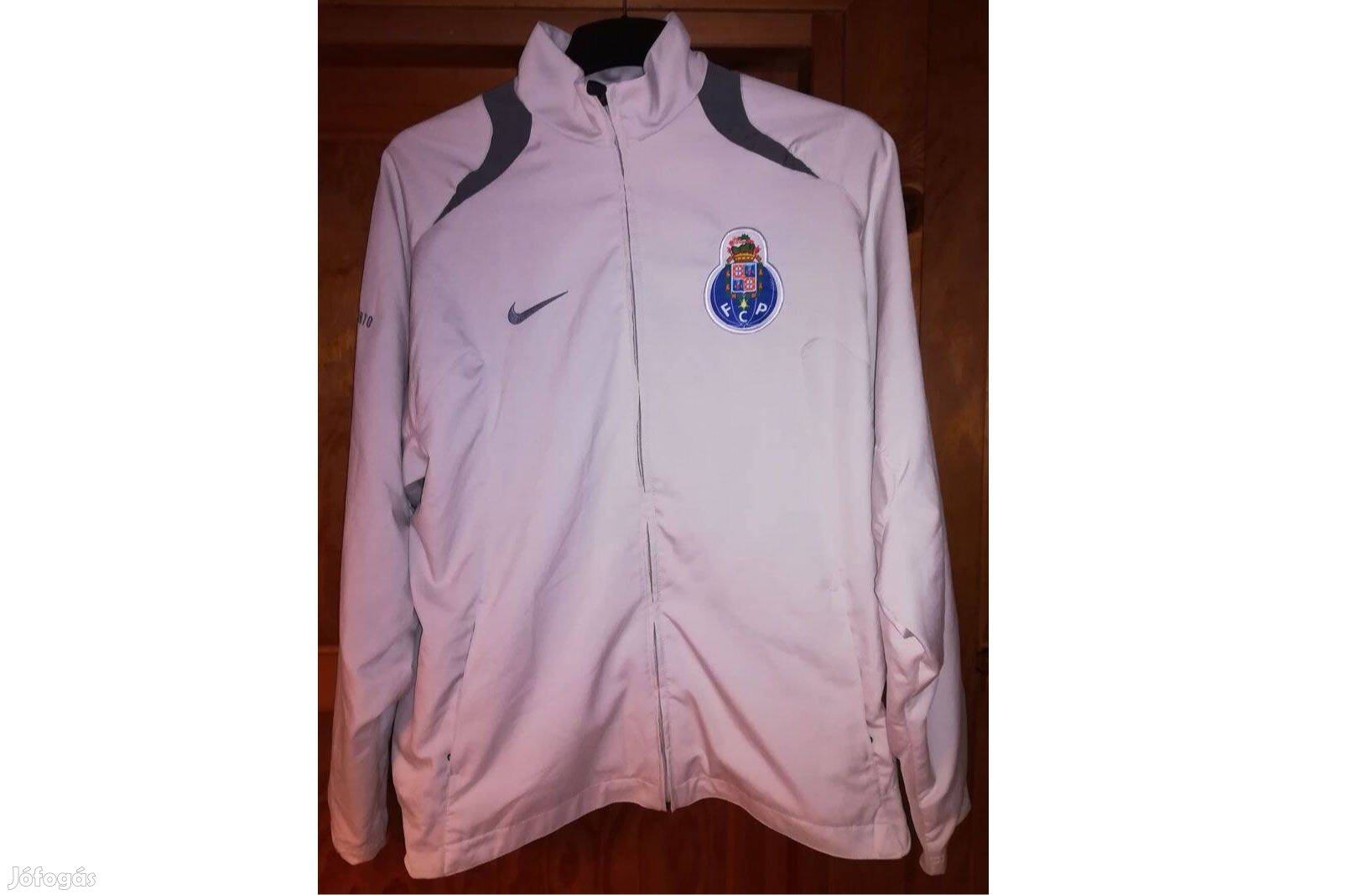 FC Porto eredeti Nike szürke cipzáras dzseki (L)