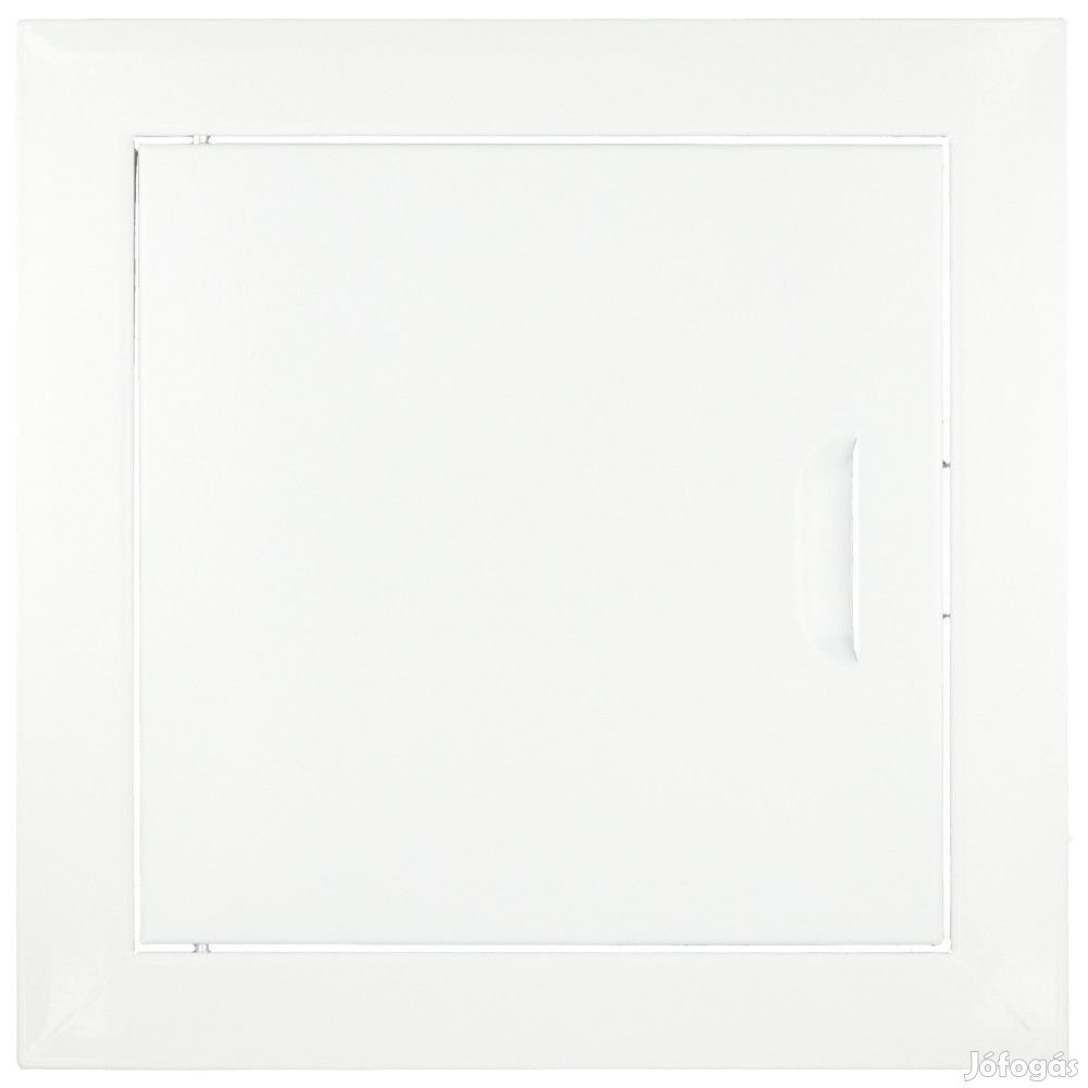 FÉM szervízajtó 500x500mm fehér VORTZ (csempeajtó, ellenőrző ablak, r