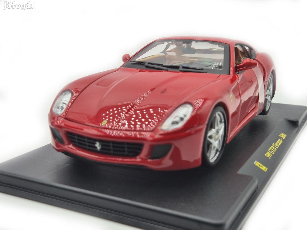 FERRARI  599 GTB FIORANO 2006 - CON VETRINA - WITH SHOWCASE  RED