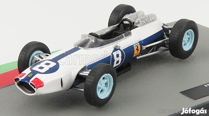 FERRARI  F1  512 N 8 3rd MEXICO GP 1964 LORENZO BANDINI  WHITE BLUE