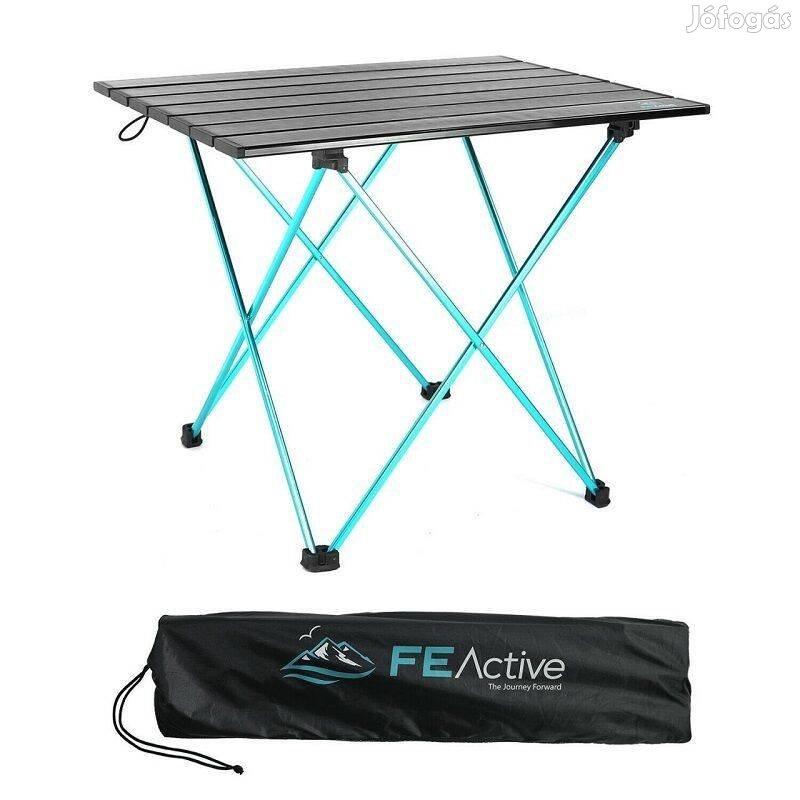 FE Active alumínium vázas összecsukható kempingasztal, hordtáskában,
