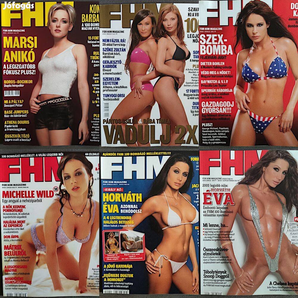 FHM magazinok (×6)