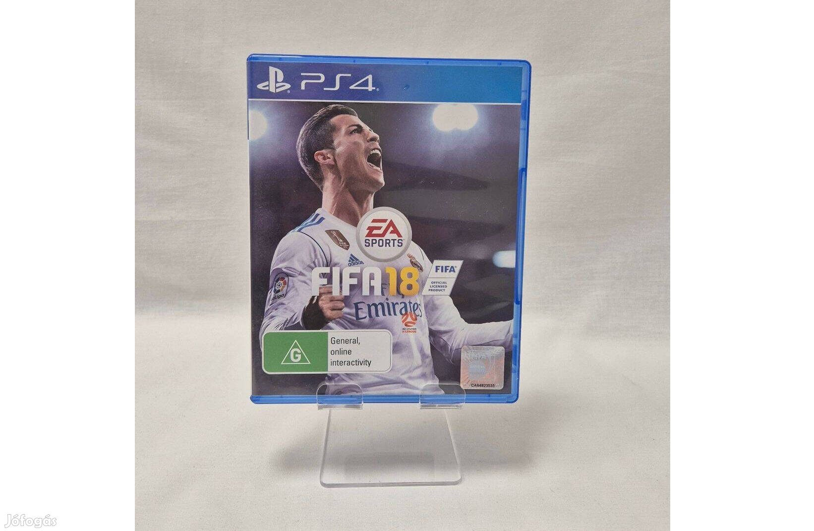 FIFA 18 - PS4 játék, használt