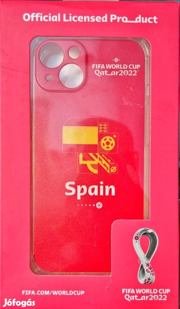 FIFA 2022 Qatar világbajnokság Spanyol mintás telefontok Iphone 13-ra